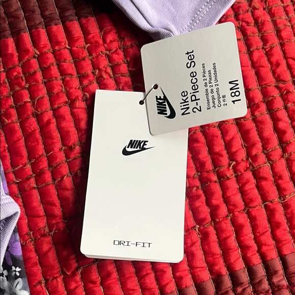 Nike Dri-Fit Purple Bodysuit and Pant Set - Picture 7 of 7